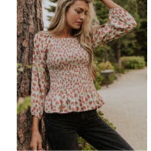 ROOLEE floral blouse - size M